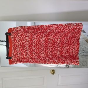 Future Collective Geometric Print Midi Skirt